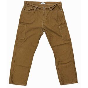 Unisex Men’s Denizen from Levi’s ’90s Loose Straight Brown Pants W33 L28